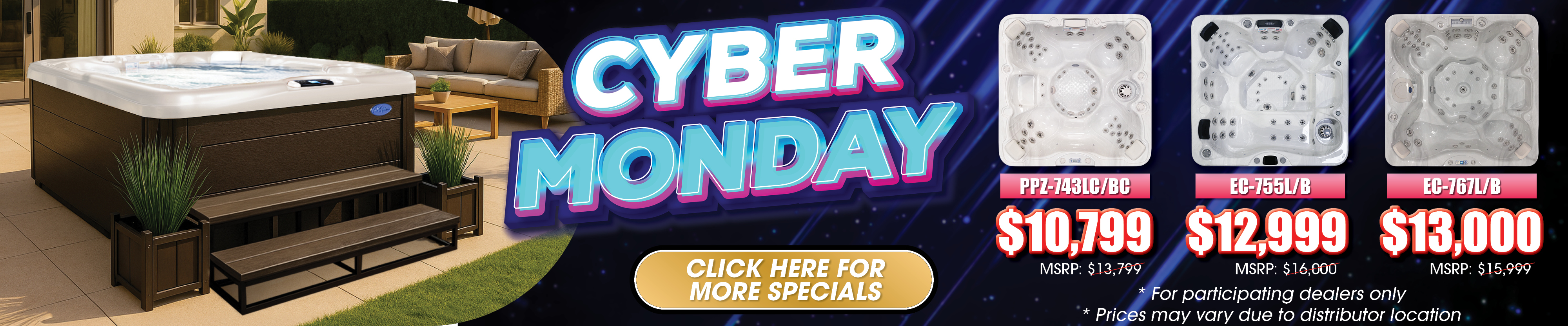 Calspas hot tub being used in a family setting - Hartford